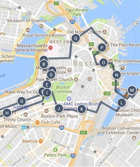 Boston Attractions Map | FREE PDF Tourist Map of Boston, Printable City Tours Map 2021 Boston, Tours, Trips, Indonesia, Boston Tour, Boston Tourist Map, Boston Attractions, Boston Tourist Attractions, Visiting Boston