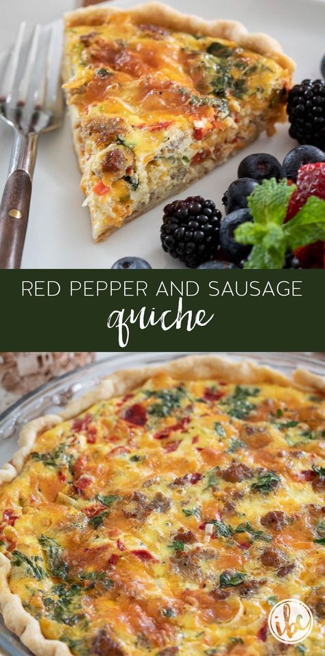Pie, Snacks, Cheesecakes, Quiche, Casserole Recipes, Foodies, Kos, Bacon Quiche, Cheese Stuffed Peppers