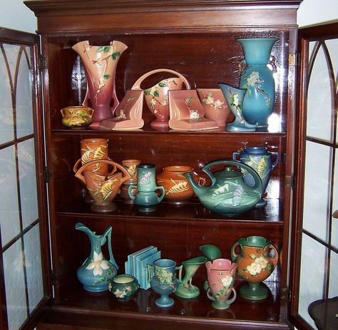 roseville Antiques, Pottery, China, Vintage, Retro, Ideas, Inspiration, Design, Roseville Pottery Collection