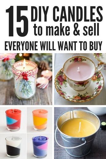 Easy DIY Crafts to make and sell from home! These unique candles are a great way to use your creative DIY hobby to earn extra cash. Homemade candles are perfect gifts for Fall and Christmas. #diy #crafts #homemade #makemoney Diy, Crafts, Diy Crafts, Diy Projects, Diy Crafts To Sell, Diy And Crafts Sewing, Crafts To Make And Sell, Crafts To Sell, Crafts To Make