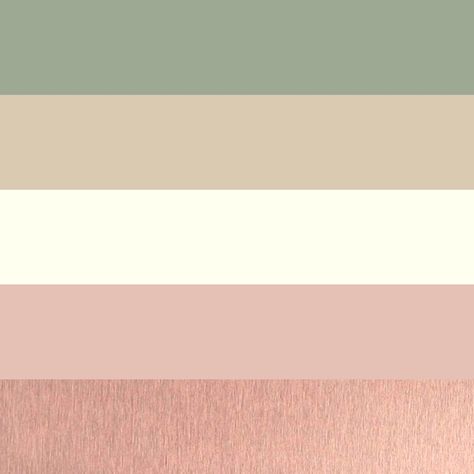 Colors for wedding, main colors Sage and Sand, with accents of blush, ivory, and rose gold Colour, Color, Nude, Inspo, Color Palette, Colour Pallete, Dekorasyon, Rose Color, Paleta De Colores