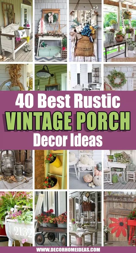 Gardening, Farmhouse Décor, Vintage, Rustic Decor, Porch Decorating, Farmhouse Decor, Porch Furniture, Farmhouse Charm, Porch Wall Decor