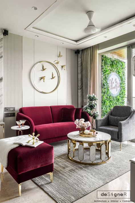 This Ritzy Abode Has Carved A Niche In Luxury Interiors | deSigneR - The Architects Diary Diy, Design, Decoration, Interior Design, Interior, Art Deco, Modern, Trends, Aluminium