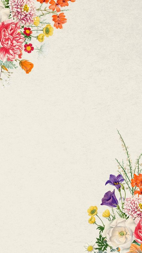 Wedding flowers border phone wallpaper, | Premium Photo - rawpixel Art, Floral, Flowers, Spring Flowers Background, Floral Background, Flower Backgrounds, Flower Background Wallpaper, Flower Iphone Wallpaper, Background