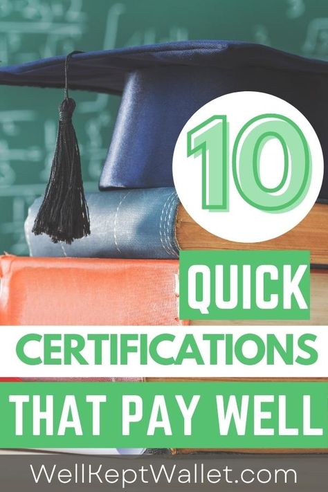 A quick certification could lead to a higher-paying career path. Here's a look at the top quick certificates and earning potential. Free College Courses Online, Online Courses With Certificates, High Paying Careers, Free Online Marketing, Free Online Education, Free Online Courses, Make Money From Pinterest, Free College Courses, Free Online Learning