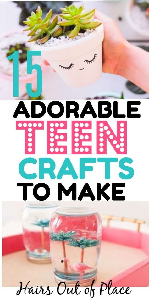15 fun and easy crafts for teens that are perfect to make with a friend or to decorate your room you'll adore. DIY teenage crafts for girls will be a hit. Halloween, Diy, Crafts, Diy Crafts For Teens, Diy Crafts For Girls, Crafts For Teens, Easy Crafts For Teens, Fun Crafts For Teens, Crafts For Girls