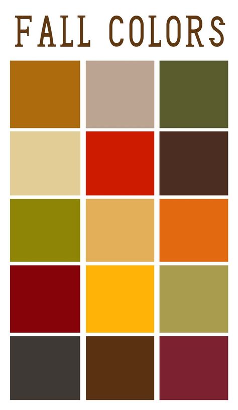 Fall Color Palette! My two wedding colours on here. :) perfect for my fall wedding! Fall Fonts, Wedding Colours, Fall Color Palette, Wedding Fall, Second Weddings, Perfect For Me, Fall Color, Wedding Color, Colour Schemes