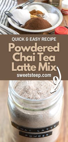 Smoothies, Sauces, Dessert, Snacks, Instant Chai Tea Latte Mix Recipe, Easy Chai Tea Latte Recipe, Chai Tea Latte Mix, Chai Tea Latte Recipe, Chai Tea Latte