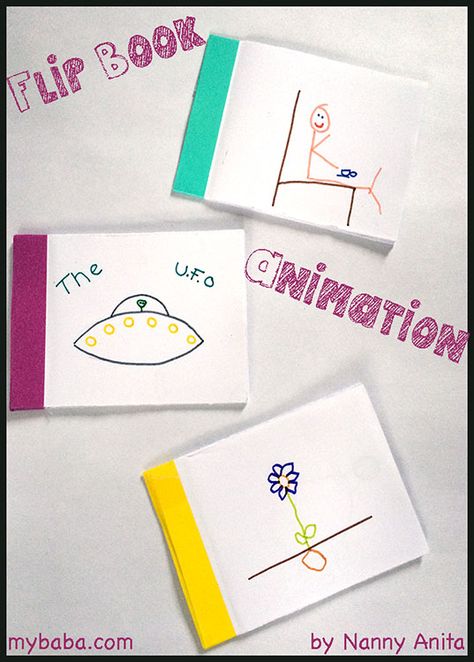 How to make animation flip books with children. They also make wonderful items for busy bags. Animation, Crafts, Book Making, Flip Books Diy, Flip Book, Flip Books Art, How To Make Animations, Diy Book, Animation Tutorial
