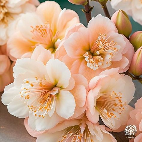 Ideas, Floral, Gardening, Peach Wedding Theme, Peach Blossom Flower, Peach Peonies, Peach Art, Peach Aesthetic, Shades Of Peach