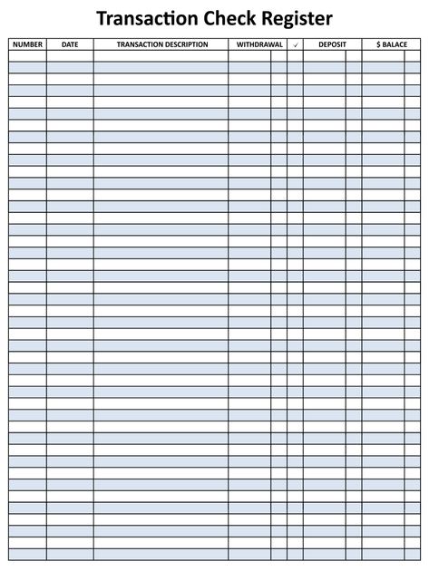 Printable Check Register Sheets Diy, Planners, Printable Check Register, Checkbook Register, Check Register, Check And Balance, Checkbook, Free Checking, Free Printable Stationery