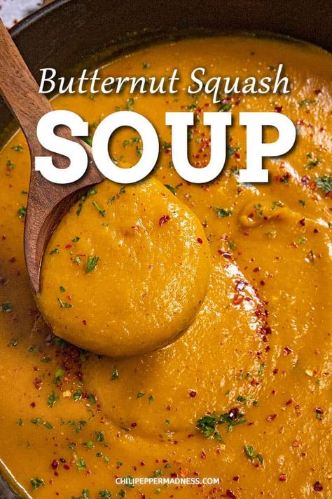 This is the best butternut squash soup recipe with the perfect blend of herbs and spices, nice and creamy, easy to make, plus you can freeze the leftovers. Best Butternut Squash Soup, Butternut Squash Recipes Soup, Squash Soup, Butternut Squash Soup, Soup Recipe, Herbs & Spices, Butternut Squash, Frozen, Herbs