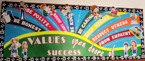 Value school board Crafts, Graduation, Bulletin Boards, Teaching, Result, Session, Extra, Pictures, Class Decoration