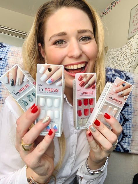 ImPRESS Nail Review - The Best Press-On Nails! Ideas, Best Press On Nails, Press On Nails, Impress Nails Press On, Press On, Kiss Press On Nails, Impress Manicure, Short Press On Nails, Impress Nails