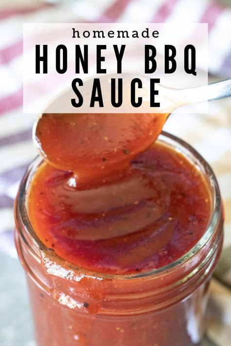 This Honey BBQ Sauce Recipe is the perfect sweet sauce for burgers, wings, chicken, and more. It's wonderfully sticky and very kid-friendly, making it a great sauce to have on hand for weekday dinners or big group barbecues with family and friends. Grilling Recipes, Grilled Chicken Recipes, Fruit, Honey Bbq Sauce Recipe, Piri Piri Chicken, Honey Bbq Sauce, Honey Bbq, Bbq Sauce Recipe, Bbq Sauce