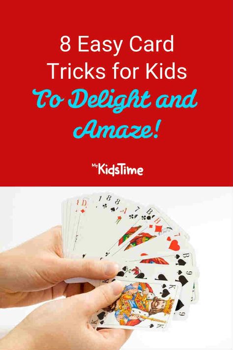 Card Tricks for Kids - Mykidstime Nature, Summer, Camping, Card Tricks For Kids, Card Tricks For Beginners, Games For Kids, Easy Card Tricks, Magic Tricks For Kids, Fun Activities