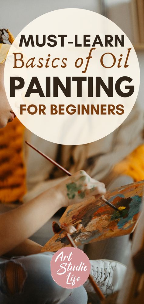 Crafts, Oil Paintings, Oil Painting Lessons, Oil Painting Basics, Oil Painting Tips, Oil Painting For Beginners, Oil Painting Techniques, Simple Oil Painting, Learn To Paint