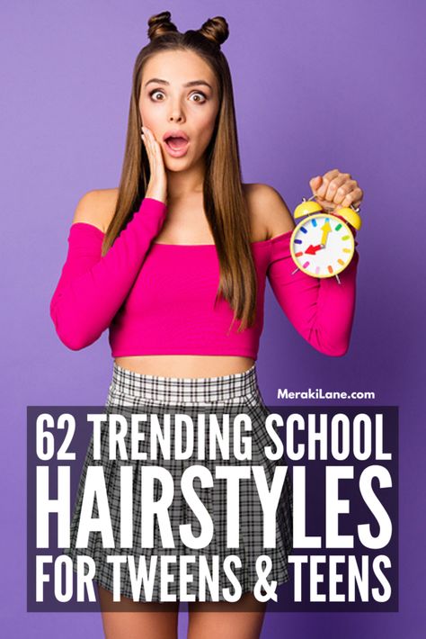 Outfits, Ideas, Middle School Hairstyles, Back To School Hairstyles, Middle School Hair, Cute Hairstyles For School, Teenage Girl Hairstyles