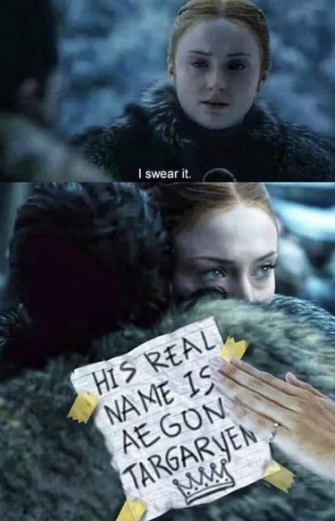 Ned Stark kept the secret for years and she couldn Game Of Thrones, Fandom, Humour, Game Of Thrones Quotes, Game Of Thrones Jokes, Ned Stark, Game Of Thrones Facts, Game Of Thrones Funny, Game Of Thrones Meme