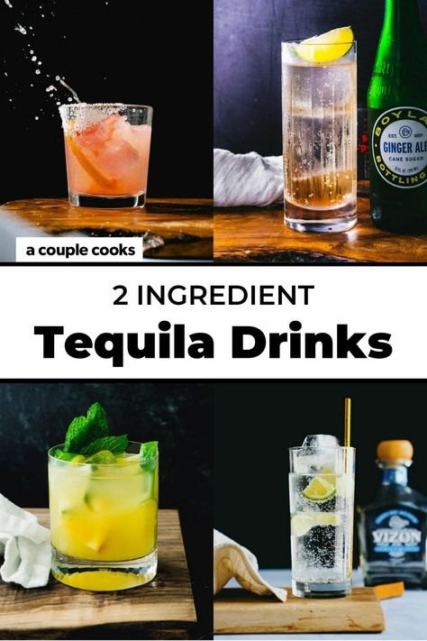 What to mix with tequila? There are loads of great mixers for this spirit that make stellar 2 ingredient tequila drinks. #tequila #whattomix #tequilamixer #tequiladrinks #2ingredient #2ingredienttequiladrinks #tequilamixers Tequila, Desserts, Mixers, Ale, Best Tequila Mixers, Tequila Based Cocktails, Tequila Mixed Drinks, Best Tequila Drinks, Mixed Drinks With Tequila