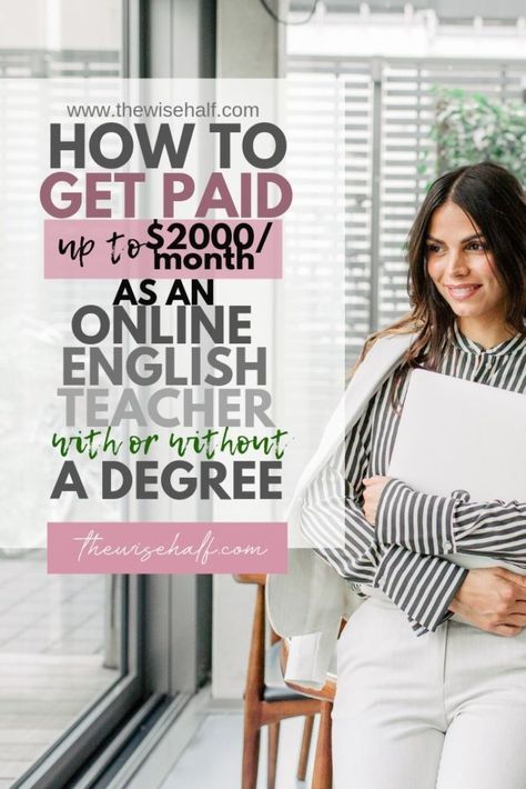 Want to teach english online, no degree? No esperience? Let me show you how you can increase your pay on teaching english as a second language to kids ans adults. Here’s 10 Useful Tips and Tricks For Online English Teaching To Increase Income. #teachenglishonline #teachingenglish #makemoneyteachingenglish #thewisehalf English, Online English Teacher, English Online, Online Teaching Jobs, Online Degree, Online Teaching, Increase Income, Esl Teaching, Teaching English Online