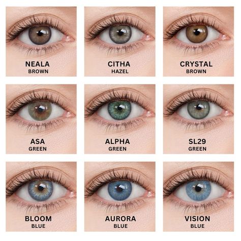 Your next eye color inspiration for the 𝑺𝒑𝒓𝒊𝒏𝒈 𝑽𝑰𝑩𝑬𝑺 🍀💚⁠ ⁠Which is your fave? I'd say all. 😍⁠ ⁠ 𝐅𝐢𝐧𝐝 𝐦𝐨𝐫𝐞 𝐢𝐧𝐬𝐩𝐢𝐫𝐚𝐭𝐢𝐨𝐧 𝐯𝐢𝐚 𝐥𝐢𝐧𝐤 𝐢𝐧 𝐛𝐢𝐨⁠ ----------⁠ #naturallens #springmakeup #coloredcontacts #coloredlenses Make Up, Rc Lens, Eye Make Up, Beautiful Eyes, Beautiful Eyes Color, Makeup, Pretty Eyes, Hair And Nails, Eye Color