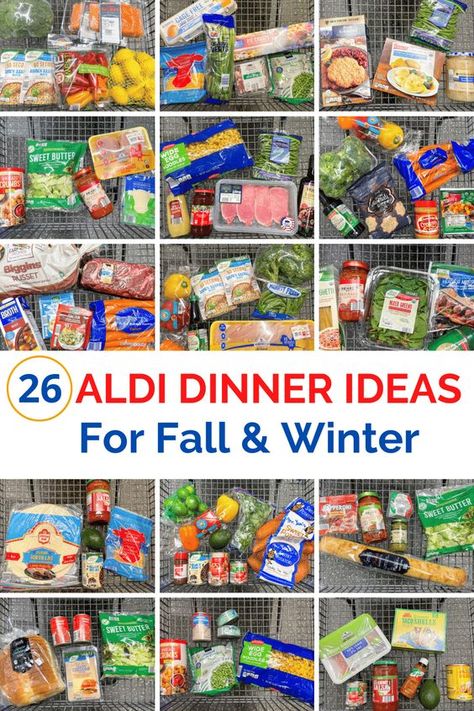 Easy, cheap ALDI meal ideas your family will love. Desserts, Snacks, Inexpensive Meals, Cheap Meal Prep, Cheap Easy Meals, Cheap Easy Dinners, Cheap Easy Healthy Meals, Cheap Meal Plans, Budget Friendly Recipes