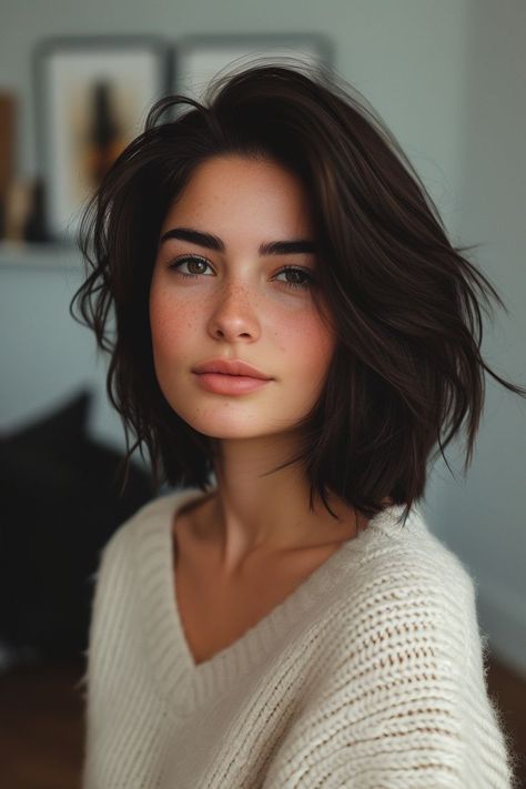 Embrace easy maintenance with 19 short wavy bob hairstyles for 2024. Perfect for the woman on the go who doesn't want to compromise on style. Long Hair Styles, Ombre, Hair Trends, Hair Styles, Hairstyle, Haar, Gaya Rambut, Hair Inspiration, Hair Cuts