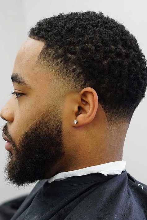 Curls With Temple And Nape Fades #blackmenhairstyles #blackmenhaircuts ❤ Do you know what black men haircuts are the most iconic today? Let us show you! Dive in our gallery to meet the trends: curly taper fade, dyed high tops, afro Mohawk, and lots of ideas are here! #lovehairstyles #hair #hairstyles #haircuts Short Haircuts, Haircuts For Men, Black Men Haircuts, Mens Haircuts Fade, Curly Hair Men, Black Man Haircut Fade, Low Taper Fade Haircut, Tapered Haircut, Hair And Beard Styles