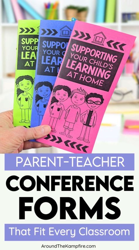 Conference time is coming, and the scramble begins to find forms that work for your classroom. Parent communication isn’t one size fits all and the handouts and forms you need aren’t either. In this post, you find parent-teacher conference forms and handouts that enable you to customize your conference notes, agendas, progress reports, and more to fit the unique needs of your classroom. Third Grade Classroom, Parent Teacher Conference Forms, Parent Communication, Parent Teacher Conferences, Parent Teacher Conference Forms Free, Parent Activity, Teaching Tips, Teaching Second Grade, Student Behavior