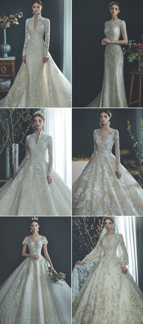 Two Looks In One! 30 Wedding Gowns That Stay Beautiful From Day-To-Night - Praise Wedding Wedding Dress, Wedding Gowns, Wedding Dress Designers, Ball Gowns Wedding, Wedding Gowns Vintage, Ball Gown Wedding Dress, Vintage Wedding Gowns, Wedding Gown With Sleeves, Dream Wedding Dresses