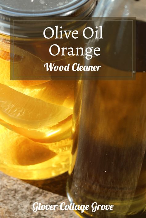 How to Make a Nontoxic Homemade Wood Cleaner and Polish Mason Jars, Wood, Homemade, Natural Ingredients, Orange Oil, Nontoxic, Orange Wood, Oranges And Lemons, Cleaners