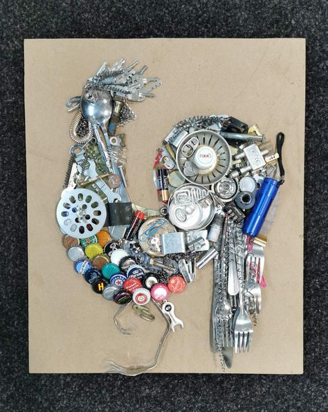 Junk Art, Crafts, Upcycling, Collage, Recycling, Recycled Art Projects, Recycled Material Art, Waste Art, Recycled Artwork