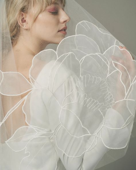 Floral, Wedding Bride, Bride, Wedding Dresses, Wedding Veil, Floral Veil, Wedding Veils, Pearl Beaded Veil, Bridal Veil