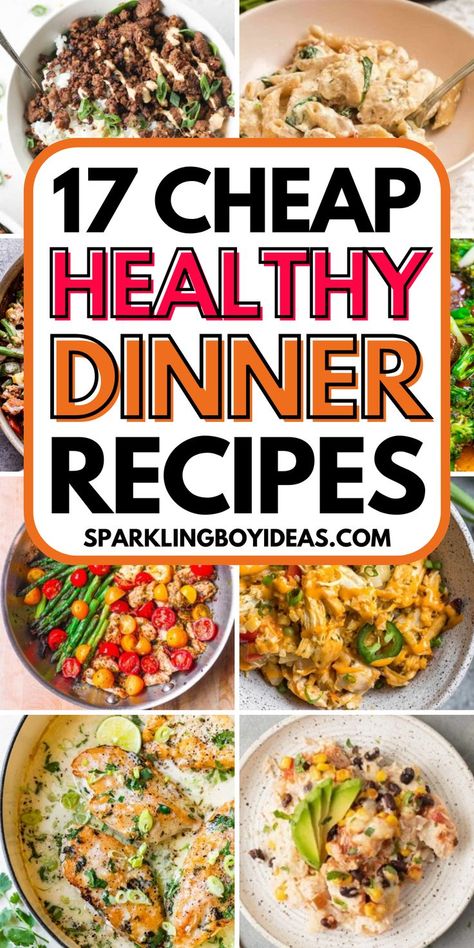Explore our collection of healthy dinner recipes perfect for family. Dive into a world of nutritious dinner recipes that are both family-friendly and easy to make. From quick healthy dinner ideas to wholesome family meals, we've got you covered. Discover simple healthy meal plans, including kid-friendly healthy dinners. From chicken dinner recipes, pasta recipes, and casserole recipes to a variety of other weeknight dinners for family on a budget. Get ready to try these cheap easy dinner ideas!