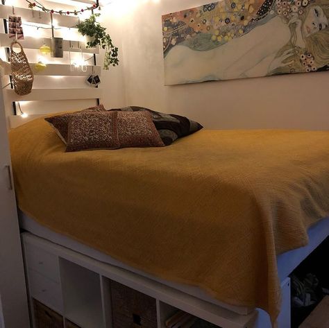 ikea bed hack kallax Home Décor, Home, Ikea, Indoor, Ideas, Sweet, Room, Room Design, Bedroom Inspirations