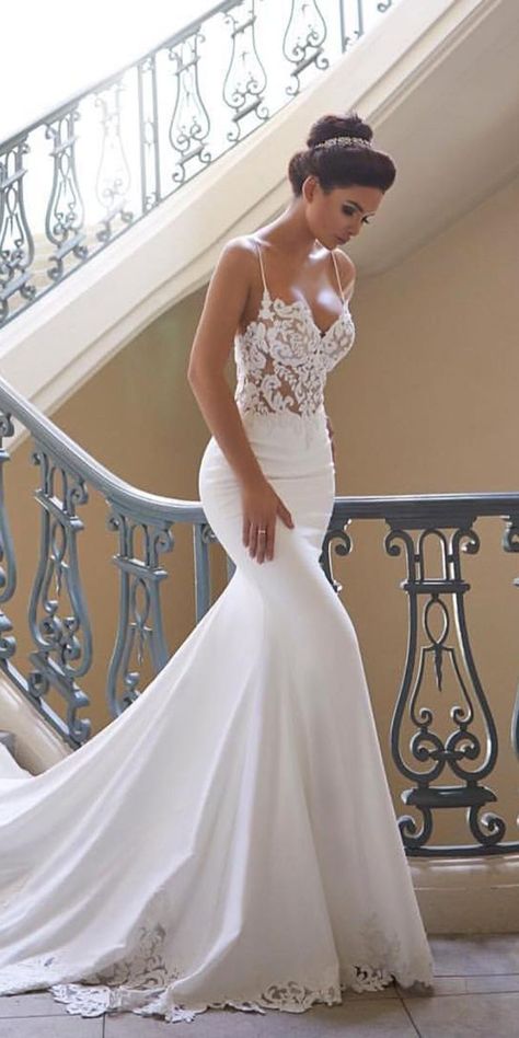 Are you ready to dazzle with gorgeous look for your wedding day? #fashion #wedding #day #style #dazzle #gorgeous #beautiful #look Wedding Gowns, Bridal Dresses, Wedding Dress, Bridesmaid Dresses, Lace Mermaid Wedding Dress, Wedding Dresses With Straps, Wedding Dresses Lace, Bridal Gowns, Bridal Gown