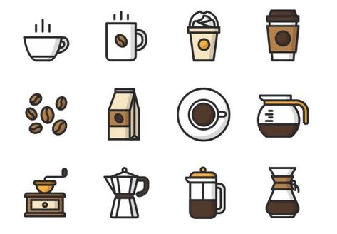 Free 12 Vector Coffee Icons - Coffee Icon - Ideas of Coffee Icon #coffeeicon #coffee -   12 Vector Coffee Icons would be great tattoos Web Design, Doodle, Doodles, Coffee Art, Ink, Coffee, Coffee Logo, Coffee Cups, Coffee Doodle