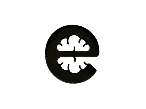 E Brain Logo Concept by Scott Pokrant Logos, Design, Animation, Japanese, Draw Logo, Grafik, ? Logo, Minimalist Logo, Art Logo