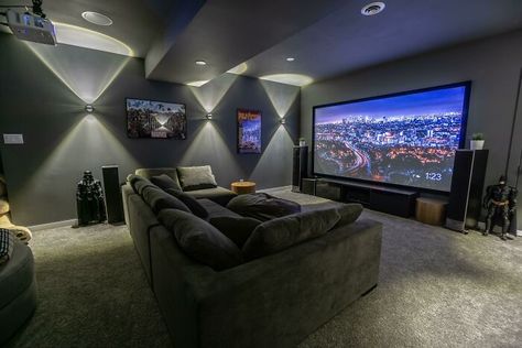 My DIY Home Theater Man Cave Set Up Man Cave, Home Theater Rooms, Home Theater Room Design, Home Theatre Room Ideas, Home Cinema Room Diy, Home Theater Design, Diy Theater Room, Home Cinema Room, Man Cave Living Room