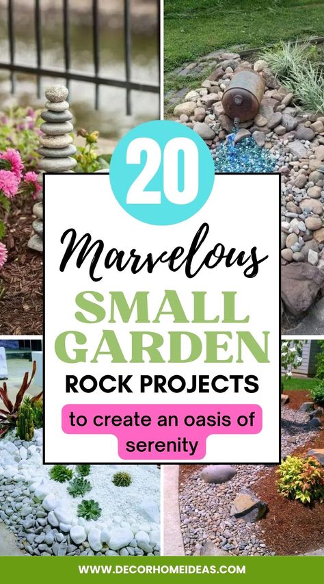 Ideas, Outdoor, Decoration, Diy, Small Rock Garden Ideas, Small Garden Rocks, Side Yard Landscaping, Outdoor Space, Garden Nook