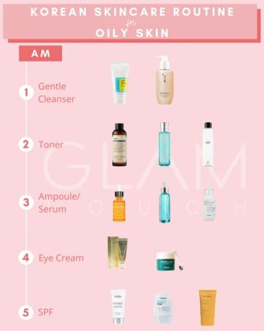 (1) Korean Skincare Routine For Oily Skin - Glam Touch UK Oily Skincare, Glow, Ideas, K Pop, Korean Skincare Routine, Korean Morning Skincare Routine, Skincare Routine, Korean 10 Step Skin Care, Skincare For Oily Skin