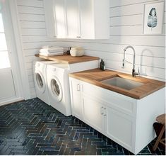 7 Things I'll Do Differently in the Design of My Second Home — TruBuild Construction Undermount Kitchen Sinks, Kitchen Remodel, Modern Laundry Rooms, Laundry Room Remodel, Small Laundry Room, Laundry Room Design, Laundry Room Makeover, Laundry Room Inspiration, Farmhouse Laundry Room