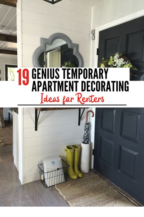 Decorating your college apartment on a budget? Here are some cheap DIY decor projects for your kitchen, bathroom, and living room! #rentals #apartment #diydecor #temporarydecor Design, Life Hacks, Home Décor, Apartment Therapy, Diy, Decoration, Interior, Apartment Decorating On A Budget, Apartment Decorating Rental