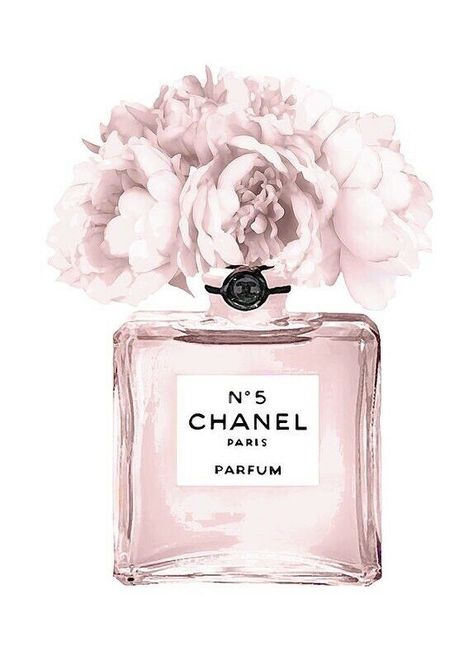 COCO CHANEL PERFUME BOTTLE PRINT WALL ART | eBay Pink, Vintage, Perfume, Chanel, Chanel Perfume, Chanel Art Print, Chanel N° 5, Chanel Art, Chanel Print