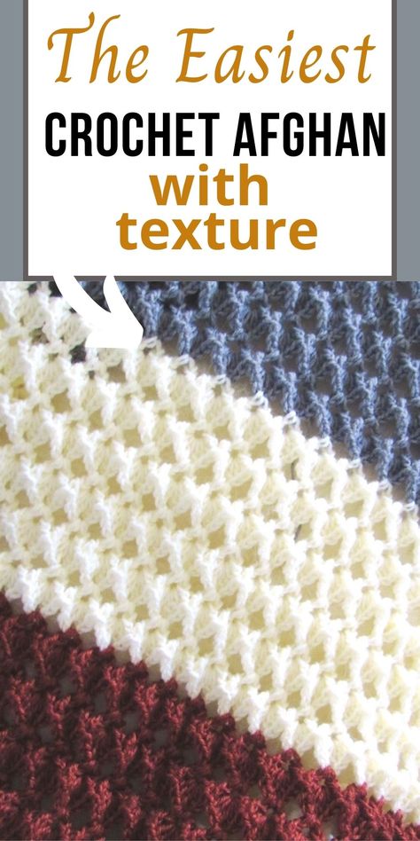 Do you love crochet blanket patterns that are quick to work up? Then you will love this 3D stitch afghan. The tutorial is easy enough for beginners and has a video tutorial for the stitch used. #crochetblanket, #crochetafghan, #crochet, #freecrochetpattern, #crochetbabyblanket Amigurumi Patterns, Crochet, Afghan Crochet Patterns, Crochet Afghan Patterns Free, Granny Square Crochet, Crochet Stitches For Blankets, Crochet Blanket Pattern Easy, Crochet Throw Pattern, Crochet Afghan