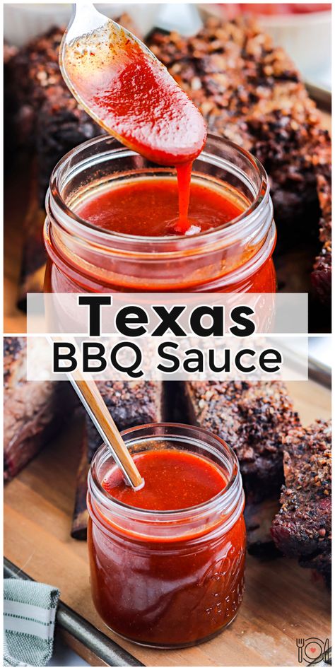 Barbie, Sauces, Salsa, Texas Bbq Sauce, Texas Bbq, Homemade Bbq Sauce Recipe, Bbq Sauce Homemade, Bbq Sauce Homemade Easy, Bbq Sauce Recipe