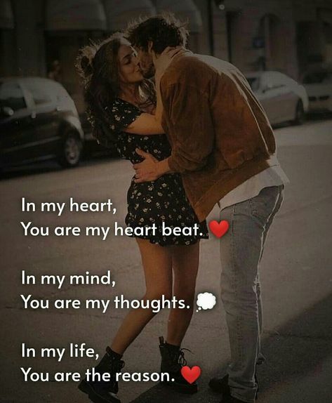 In my heart, you are my heart beat. In my mind , you are my thoughts. In my life, you are the reason. Anniversary Quotes, Badminton, Love Quotes For Him, Quotes About Love And Relationships, True Love Quotes For Him, Love Quotes For Him Romantic, Soulmate Love Quotes, True Love Quotes, Love Husband Quotes