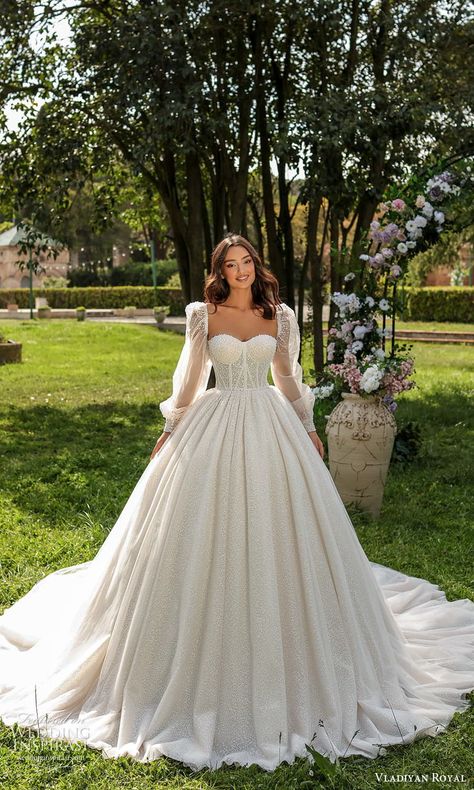Bridal Dresses, Princess Wedding Dresses, Cute Wedding Dress, Princess Wedding, Robe, Pretty Wedding Dresses, Inspirasi, Bride Dress, Robe De Mariage