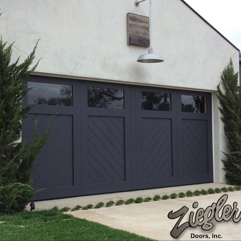 Instagram, Garages, Design, Modern Garage Doors, Wood Garage Doors, Garage Door Styles, Craftsman Garage Door, Garage Door Design, Garage Door Panels